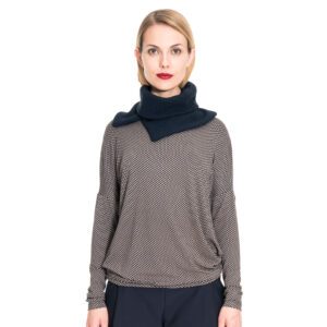 Strick Kragen blau ulliko