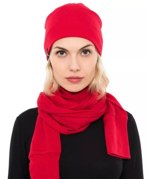 ulliKo Beanie Merino Rot