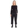 ulliKo Hose Holly schwarz aus Schurwolle