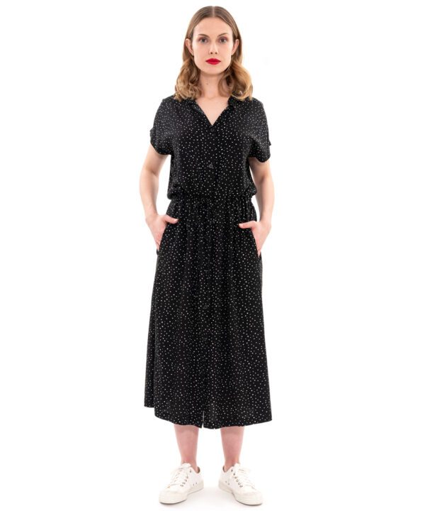 ulliKo Stella Kleid Viskose Tupf