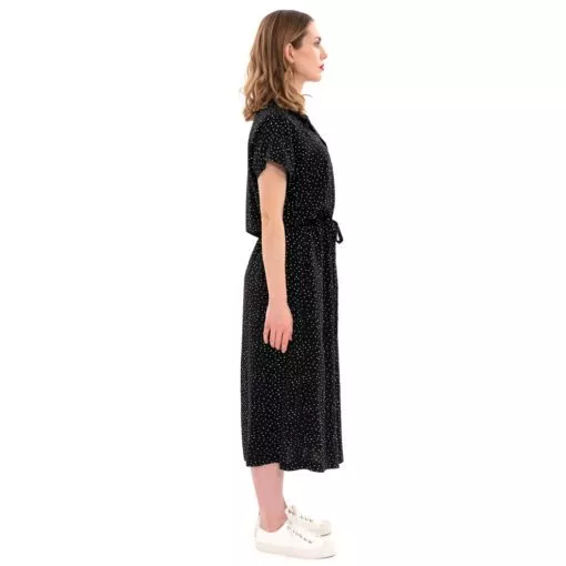 ulliKo Stella Kleid Viskose Tupf