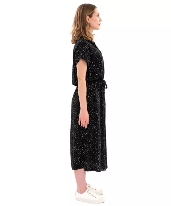 ulliKo Stella Kleid Viskose Tupf