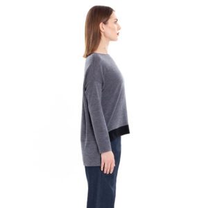 Merino Pulli grau von ulliKo