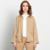 Jacke aus Tencel in Sand Farbe von ulliKo