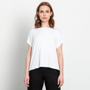 Shirt Bonnie von ulliKo aus Bambus Jersey in weiss