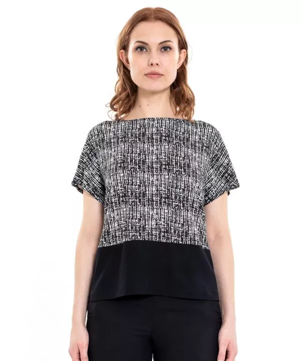 ulliko Shirt in schwarz/weiss