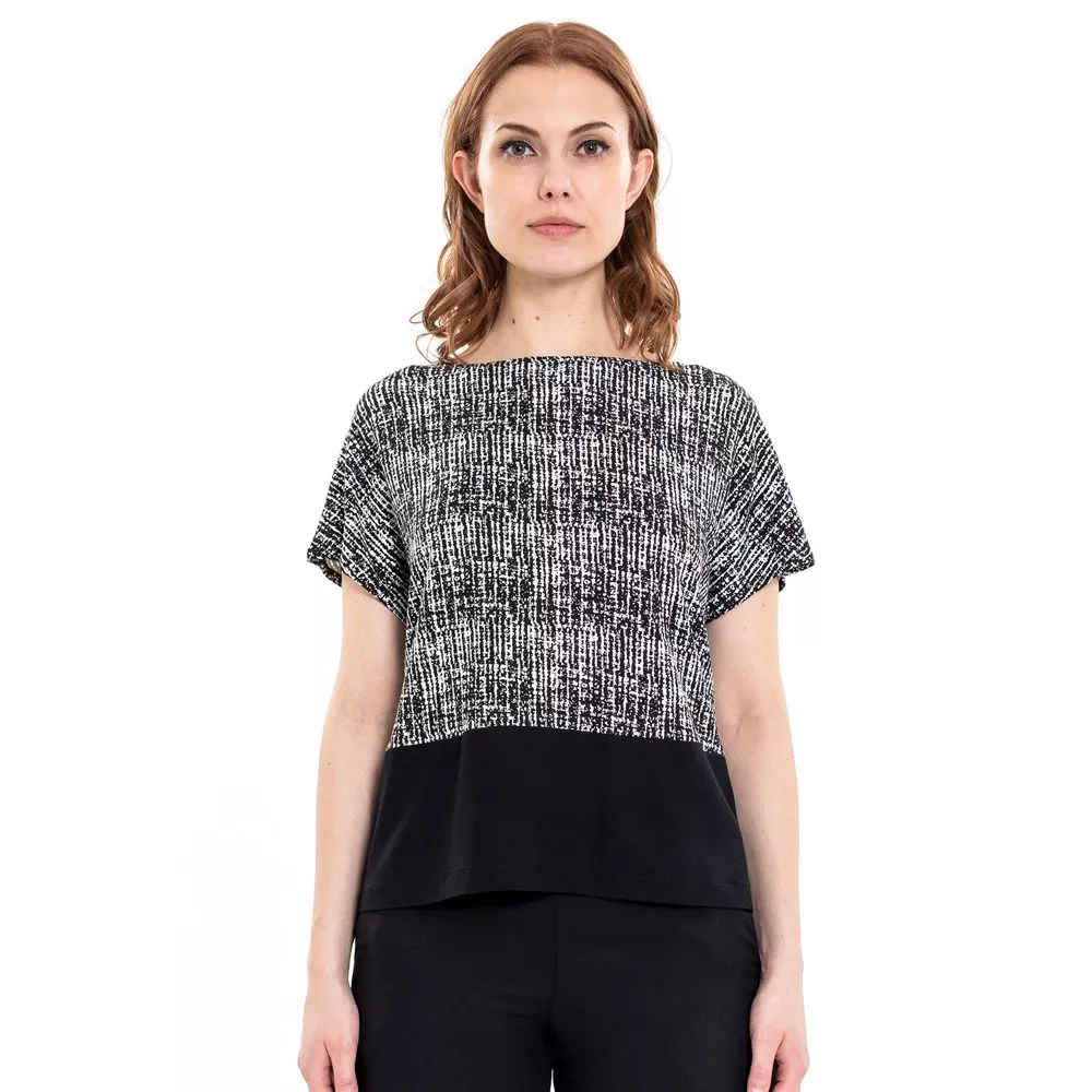 ulliko Shirt in schwarz/weiss