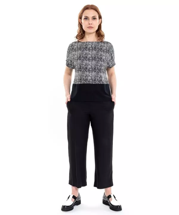 ulliko Shirt in schwarz/weiss