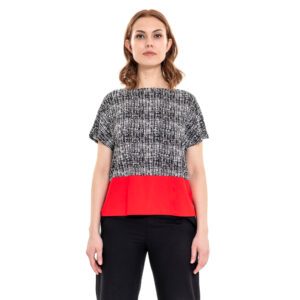 Shirt von ulliKo in schwarz weiß rot