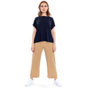 Shirt aus Bambus Jersey in Blau von ulliko