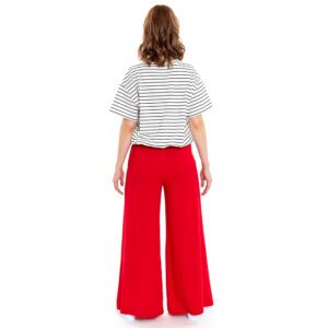 Wide Leg Sommerhose in rot von ulliKo