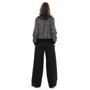 ulliKo Woll Blouson mit Fischgrätmuster