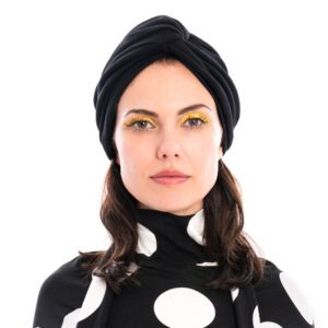 ulliko Turban Merino schwarz