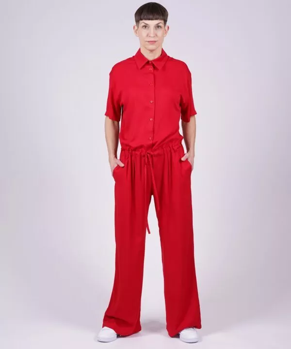 roter Jumpsuit von ulliKo