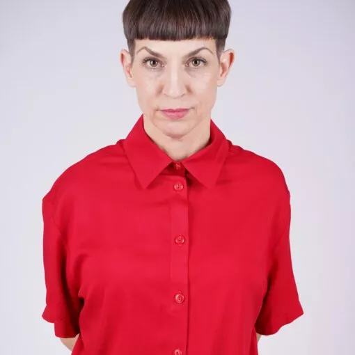 roter Jumpsuit von ulliKo