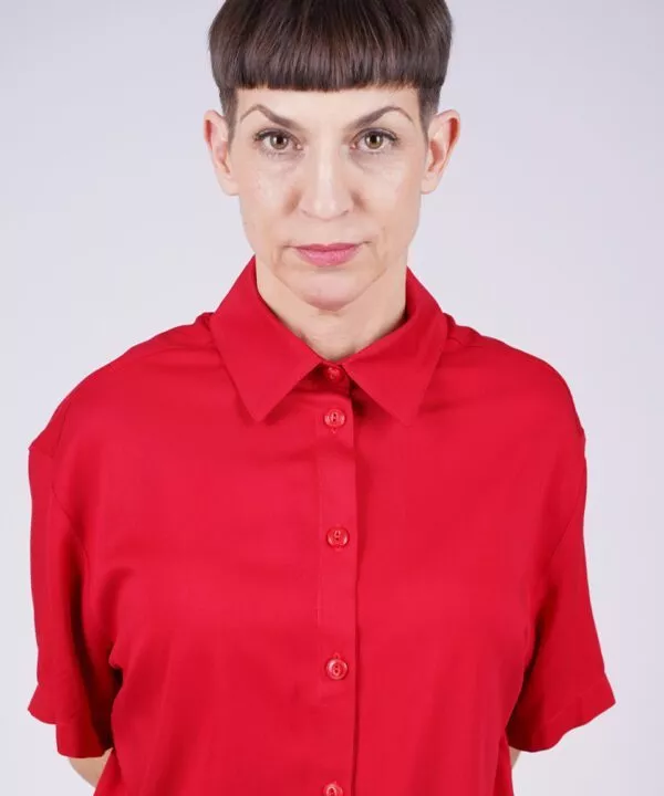 roter Jumpsuit von ulliKo
