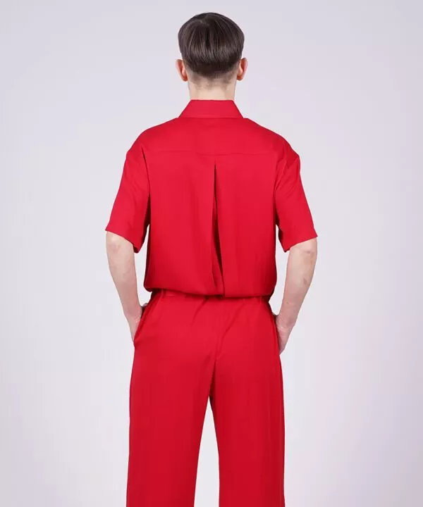 roter Jumpsuit von ulliKo