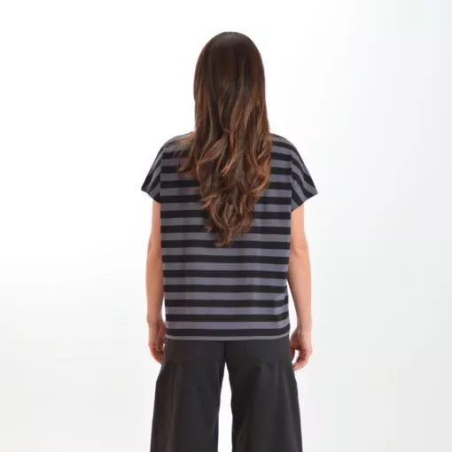 Shirt ROXY Grau-Schwarz – Bild 2