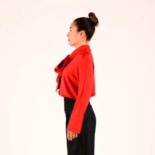 ulliko schluppenbluse rot