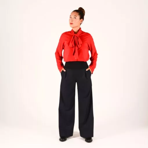 ulliko Hose Holly Wolle schwarz
