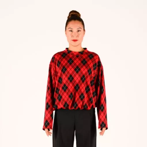 Pulli LINA Karo – Bild 2