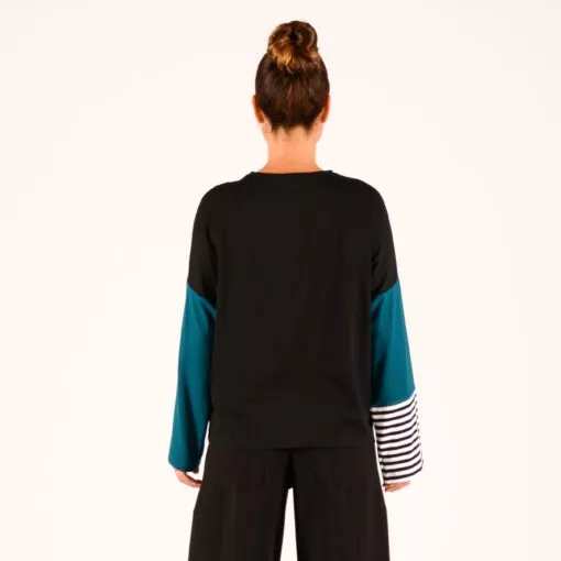 ulliko joy mix petrol streif schwarz