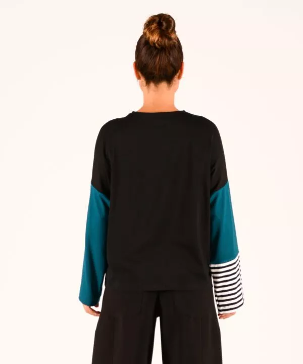 ulliko joy mix petrol streif schwarz