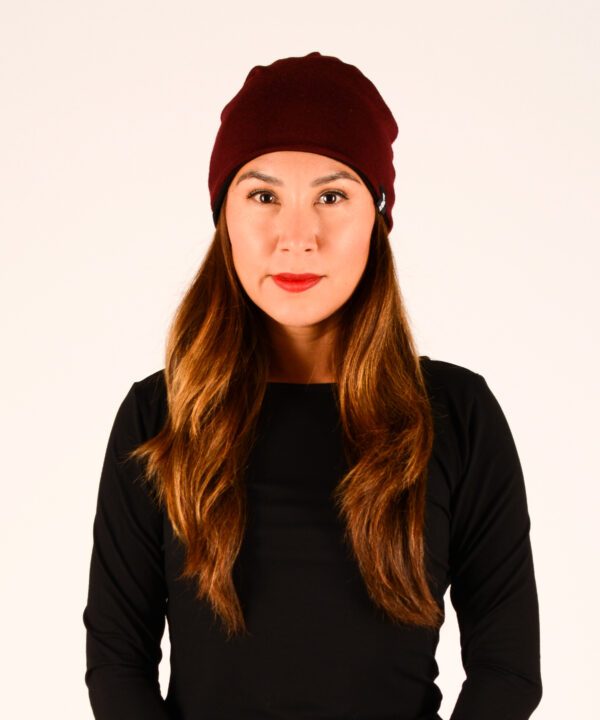 ulliko Beanie Merino weinrot