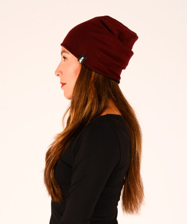 ulliko Beanie Merino weinrot