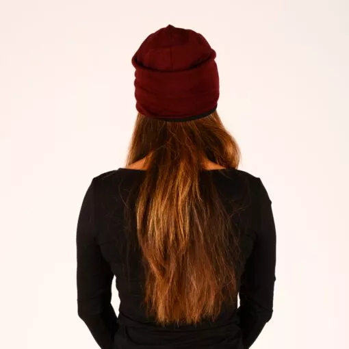 ulliko Beanie Merino weinrot