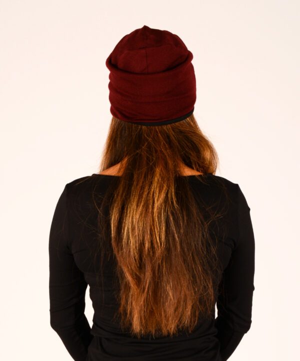ulliko Beanie Merino weinrot
