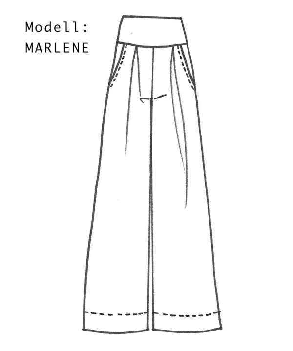 ulliko Hose Marlene Skizze