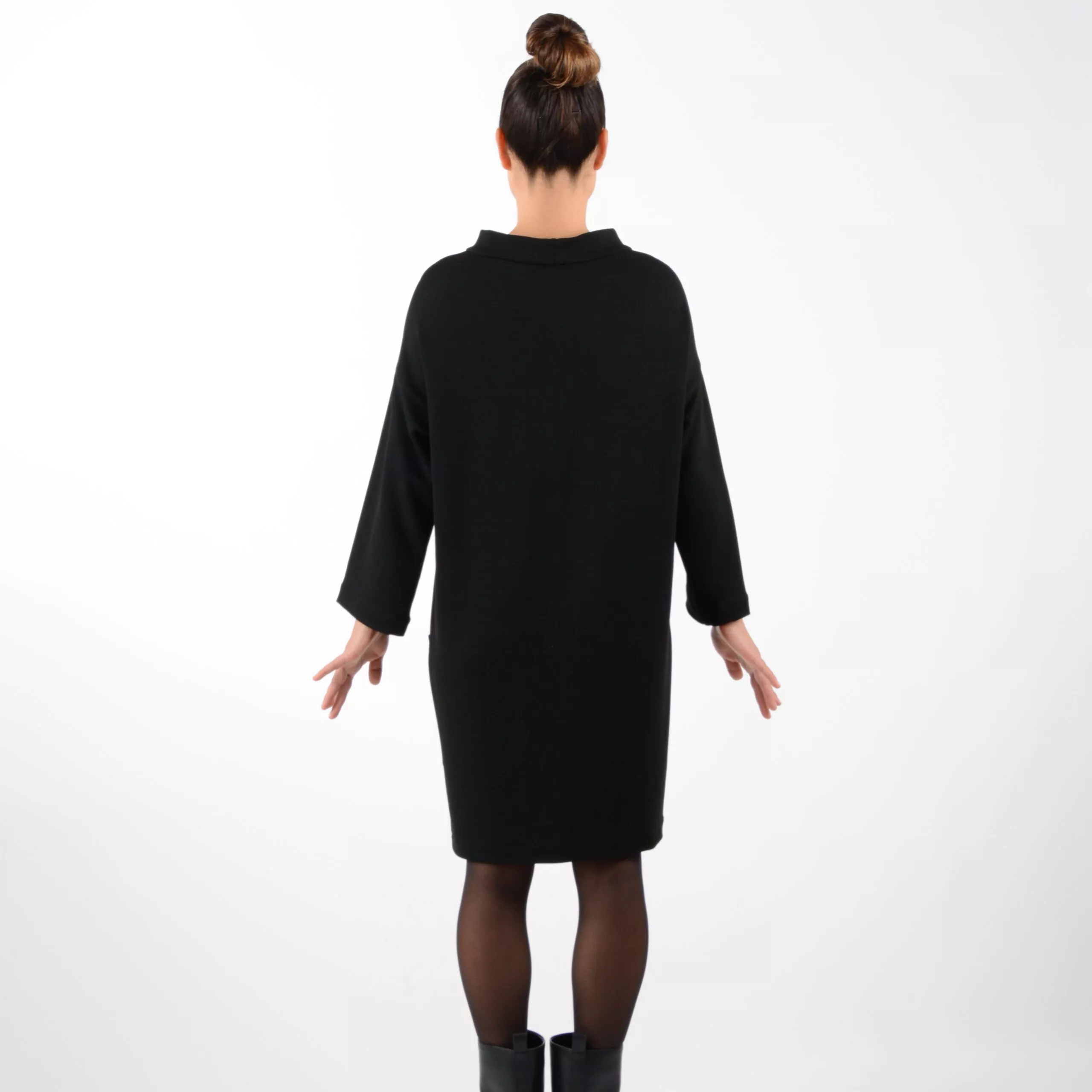 Winter Kleid Schwarz – Bild 4