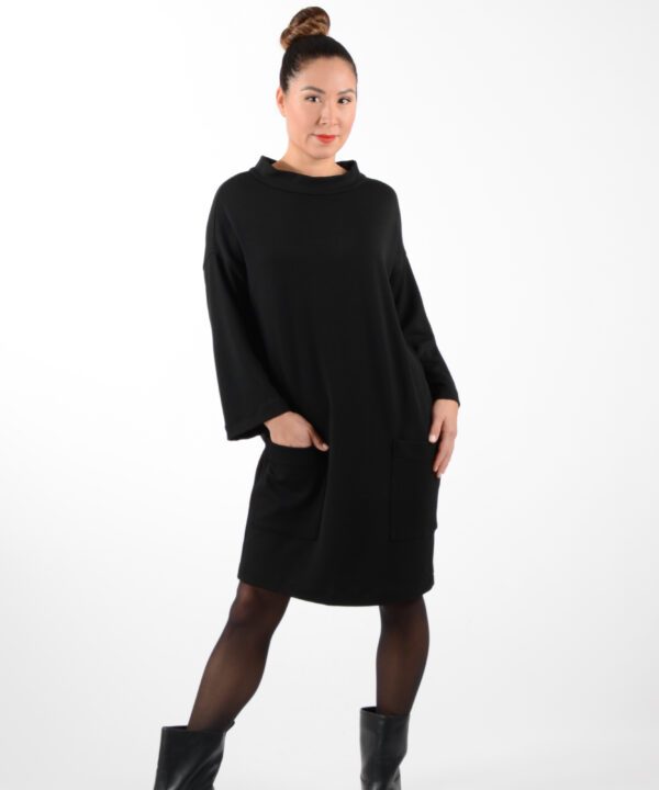 Alternative view of Winter Kleid Schwarz