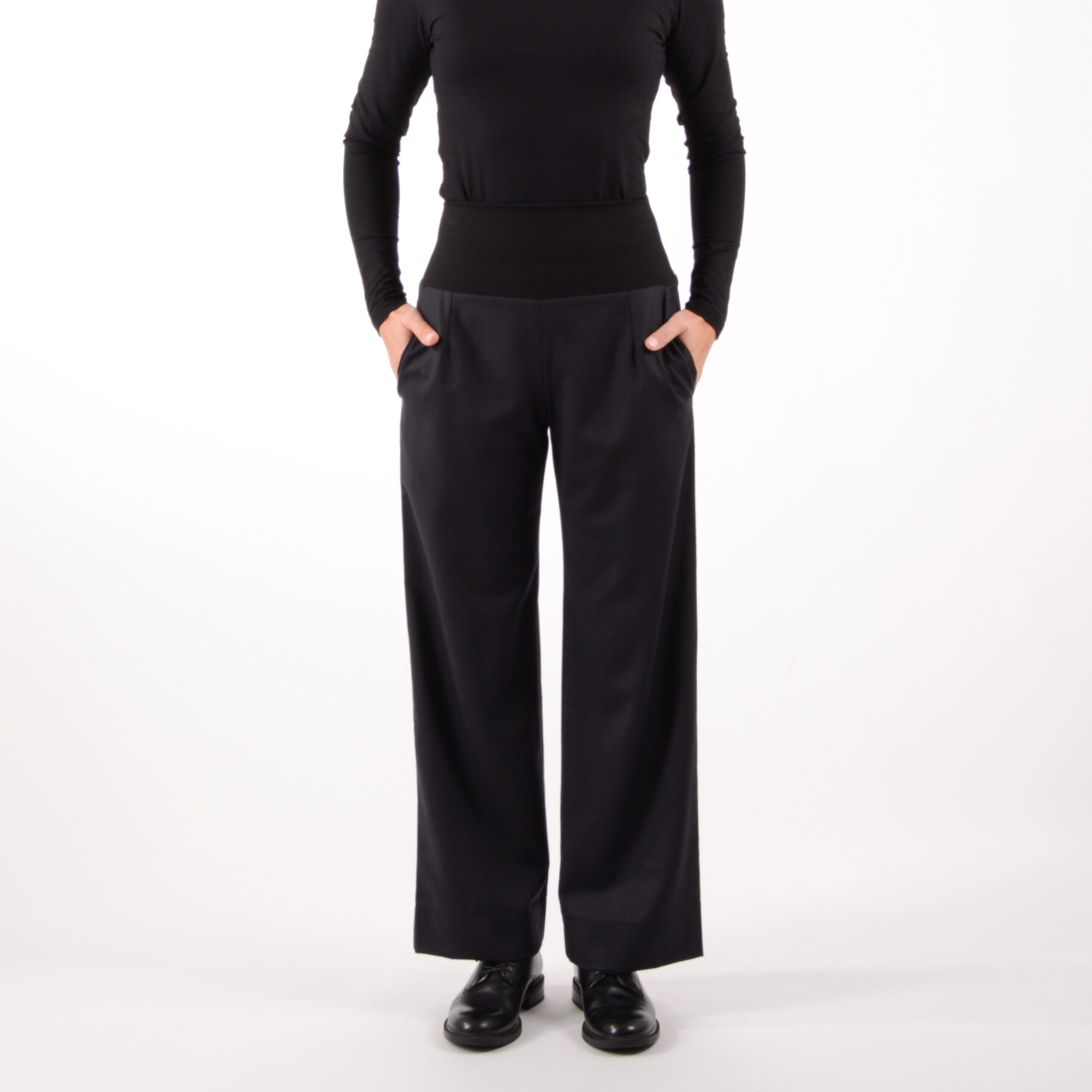 Hose VIENNA Schurwolle schwarz – Bild 5