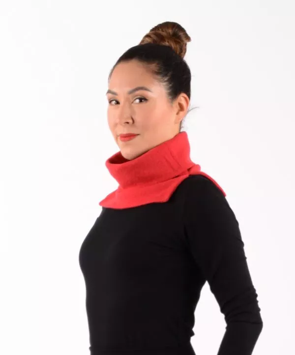 ulliKo Merino Kragen Rot