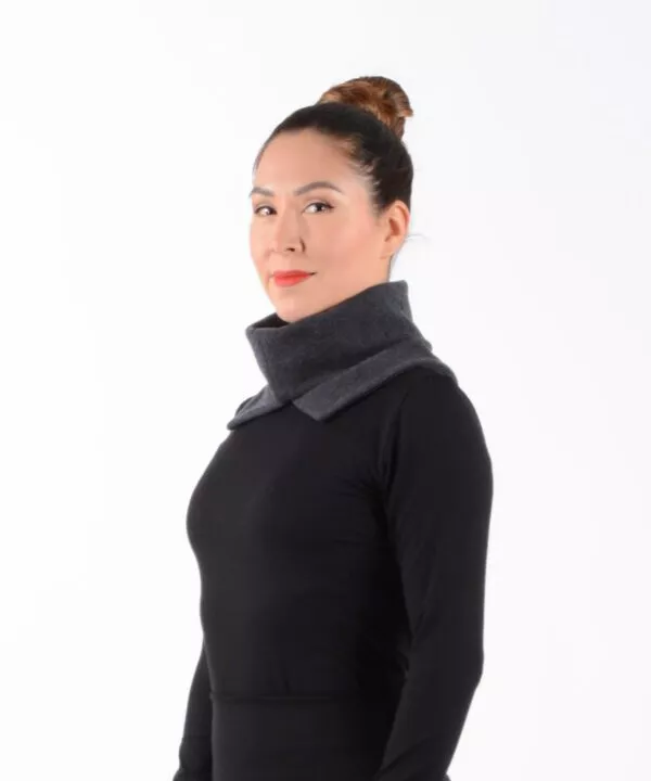 ulliKo Merino Kragen Grau