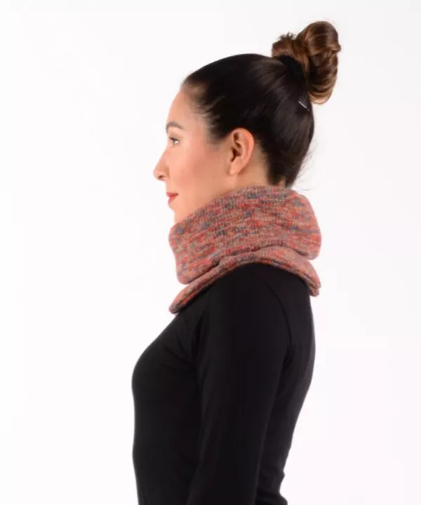 ulliKo Merino Kragen Rottöne