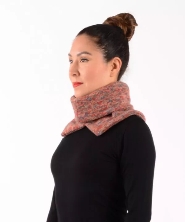 ulliKo Merino Kragen Rottöne