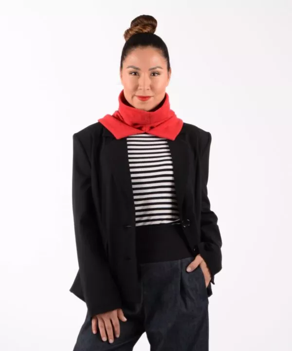 ulliKo Merino Kragen Rot