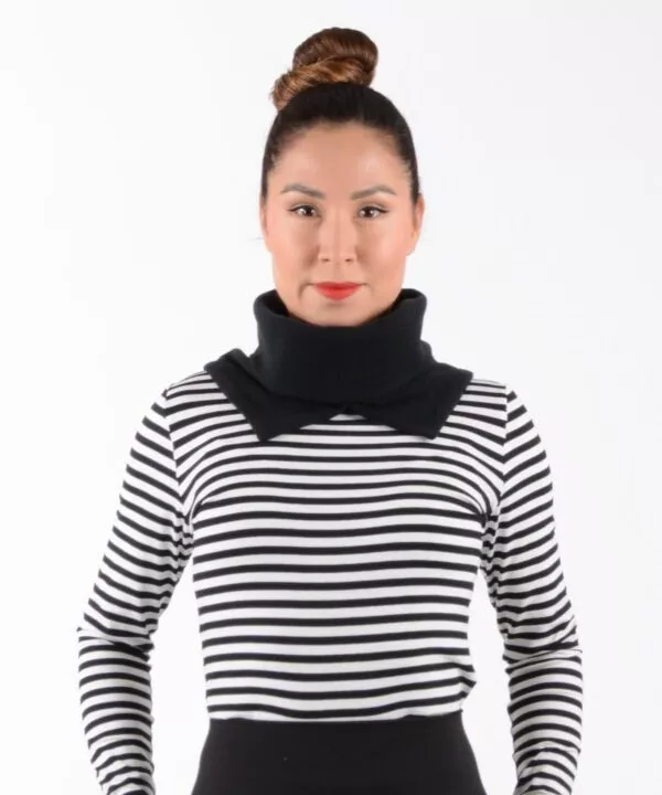 ulliKo Merino Kragen Schwarz