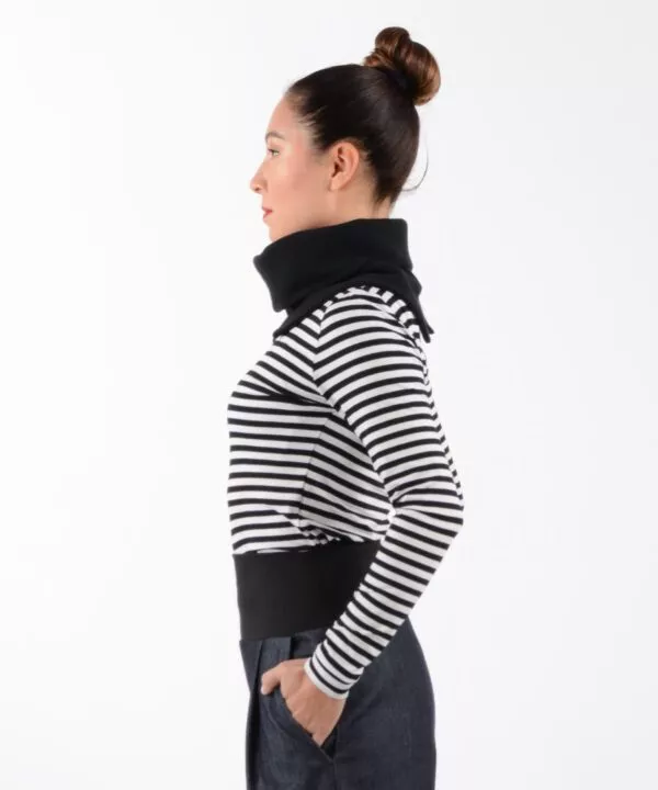 ulliKo Merino Kragen Schwarz