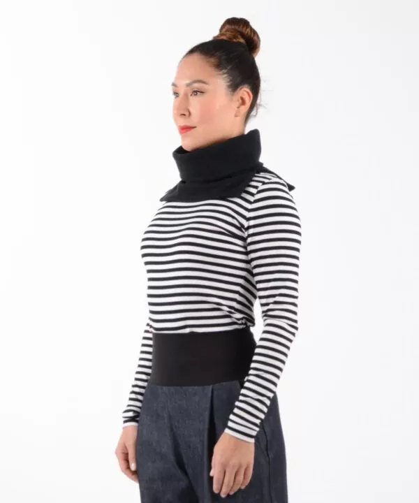 ulliKo Merino Kragen Schwarz