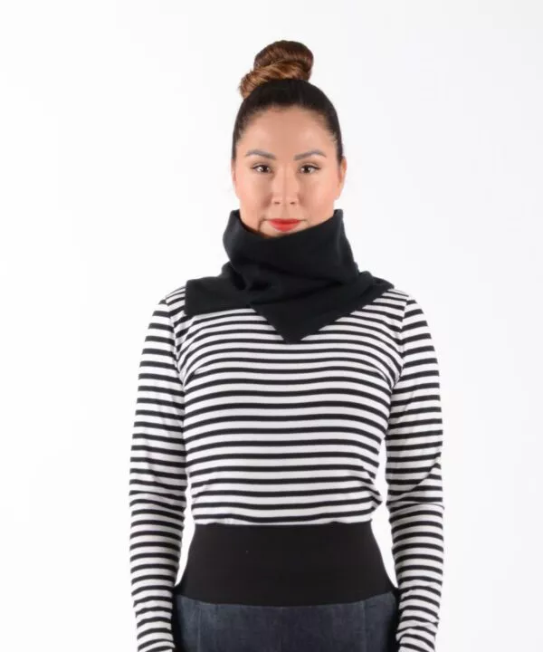 ulliKo Merino Kragen Schwarz