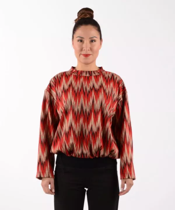 ulliKo Pulli Lina rot Muster