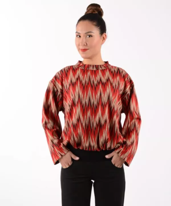 ulliKo Pulli Lina rot Muster