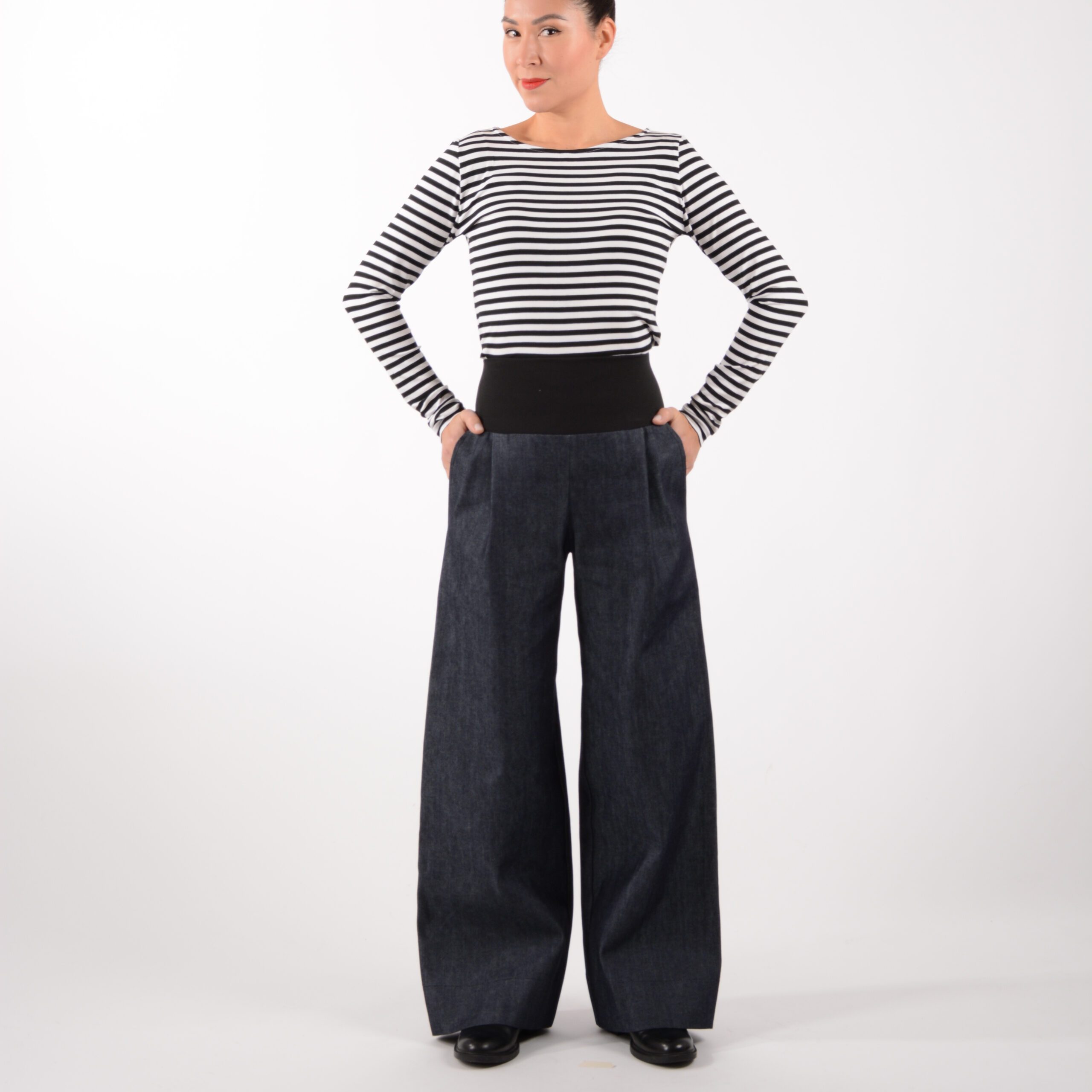 Hose MARLENE Denim blau – Bild 4