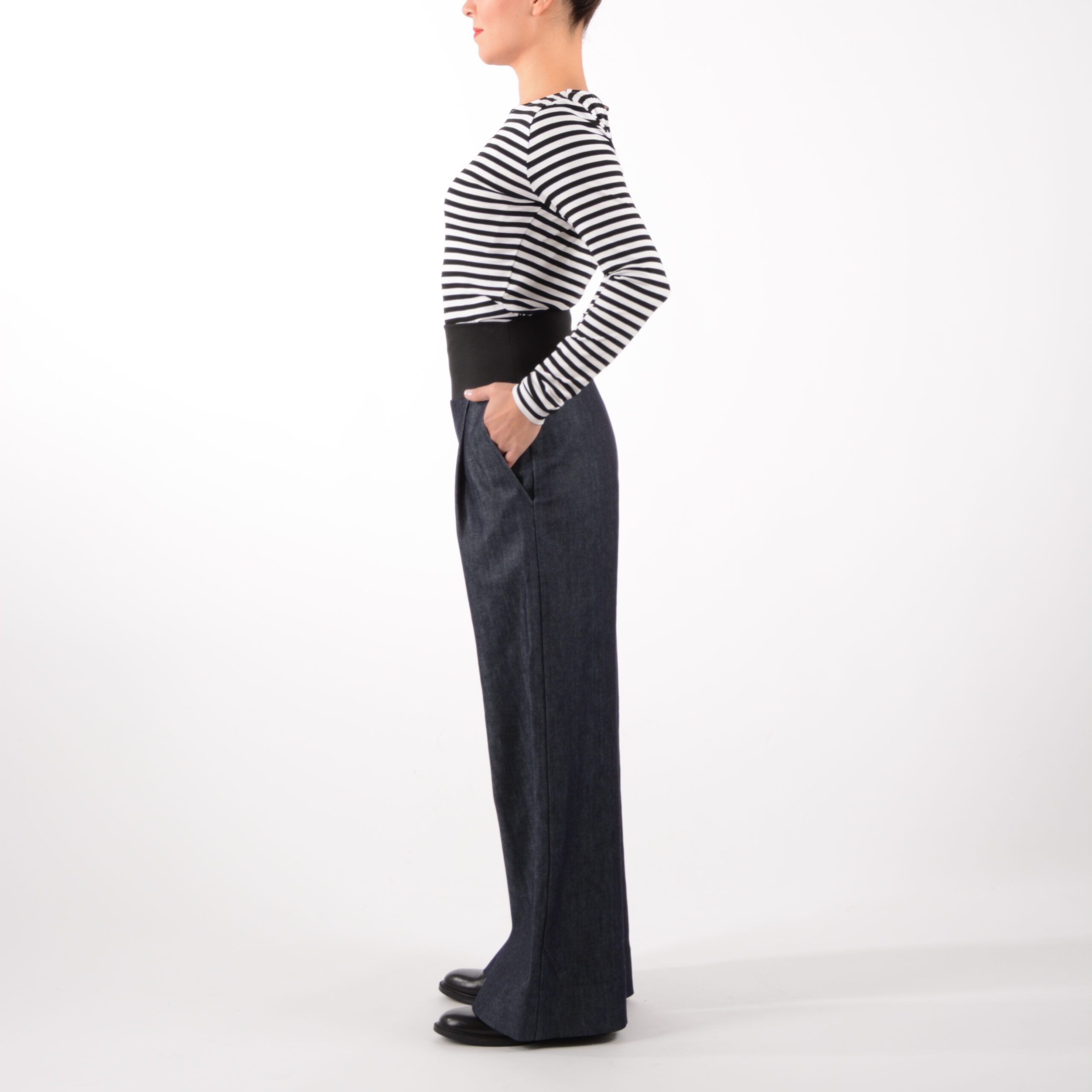 Hose MARLENE Denim blau – Bild 3