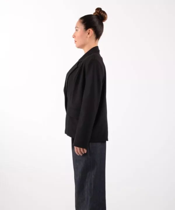 ulliKo Sakko Schurwolle schwarz