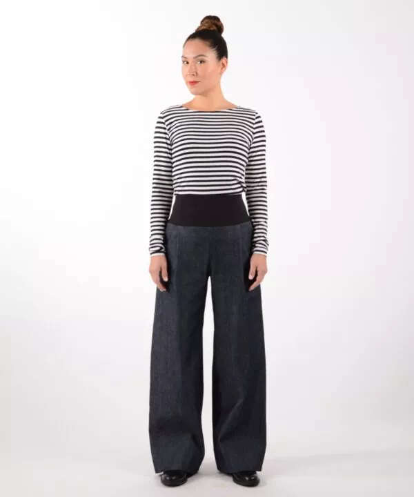 ulliko Hose Marlene Denim blau